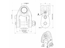 Łącznik rotatora Baltrotors BR1 80/45 - Hiab