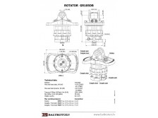 Rotator hydrauliczny Baltrotors GR105DB / 10T